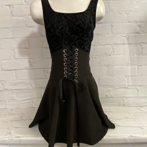 NWT High Waisted Lace Up Skirt